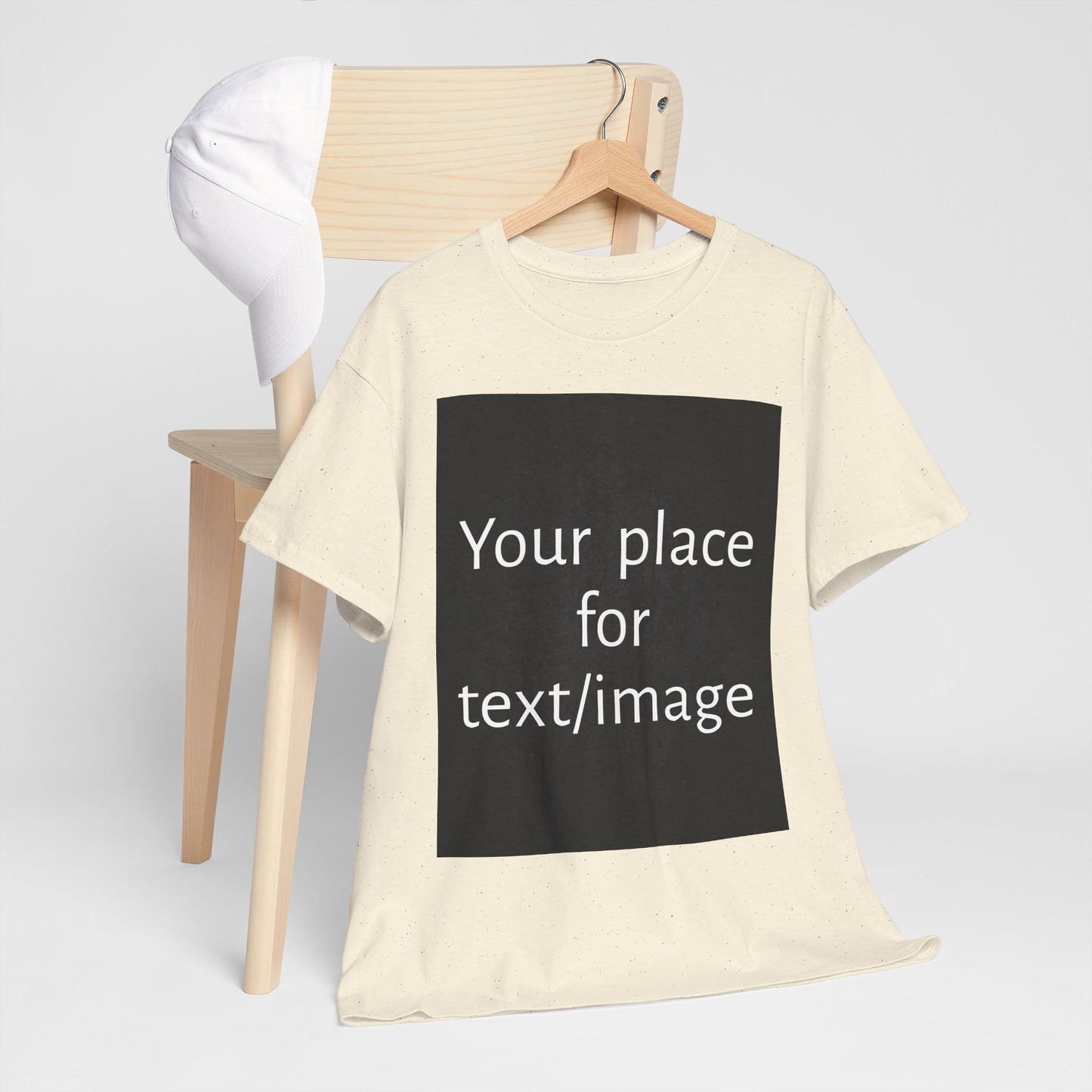 Machen Sie es zu Ihrem – Individuelles T-Shirt mit Vorder- und Rückseite | Personalisiertes T-Shirt für Fotos, Text oder Logos – Ihre Kunst, Ihr T-Shirt
