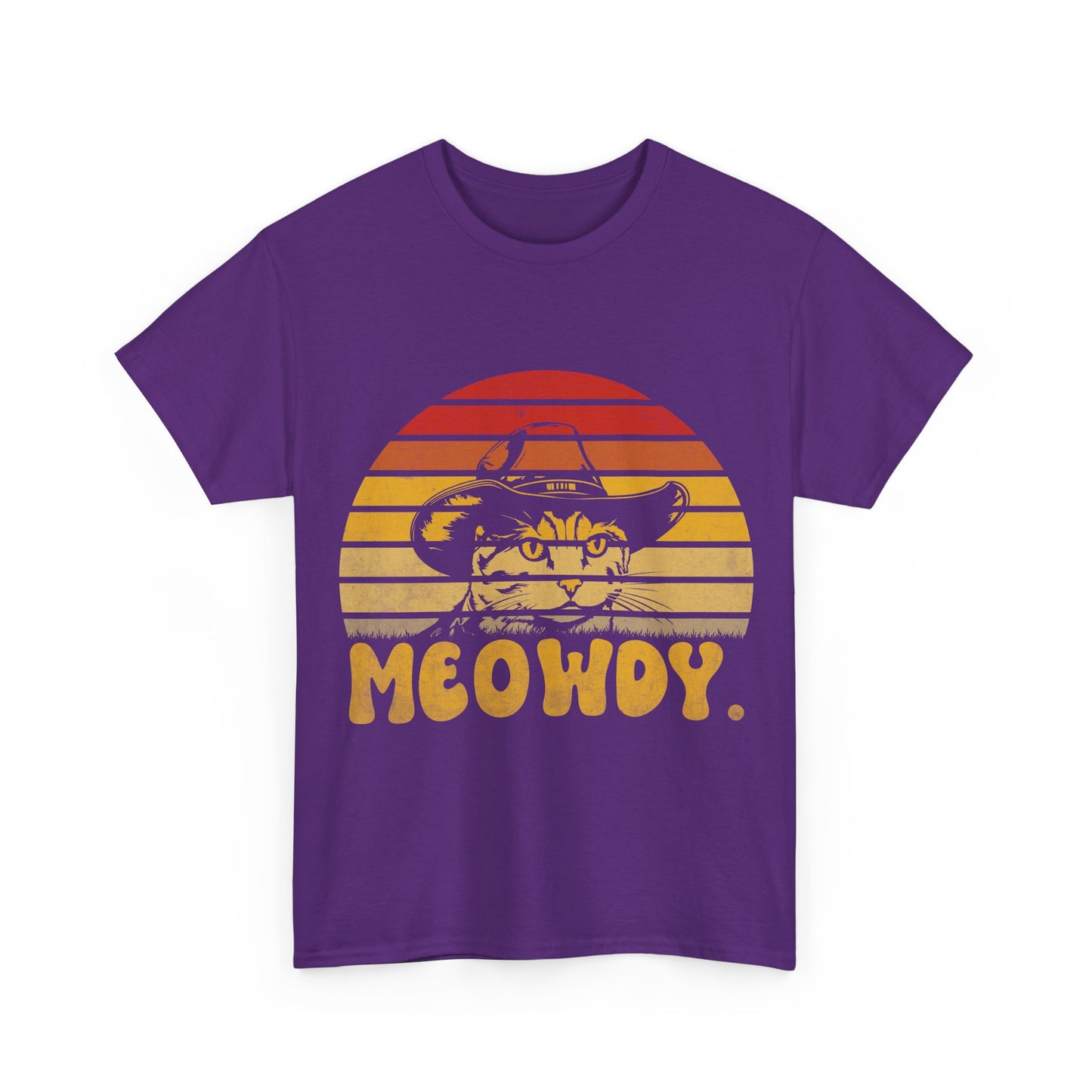 Meowdy T-Shirt - Funny Cowboy Cat Western Tee
