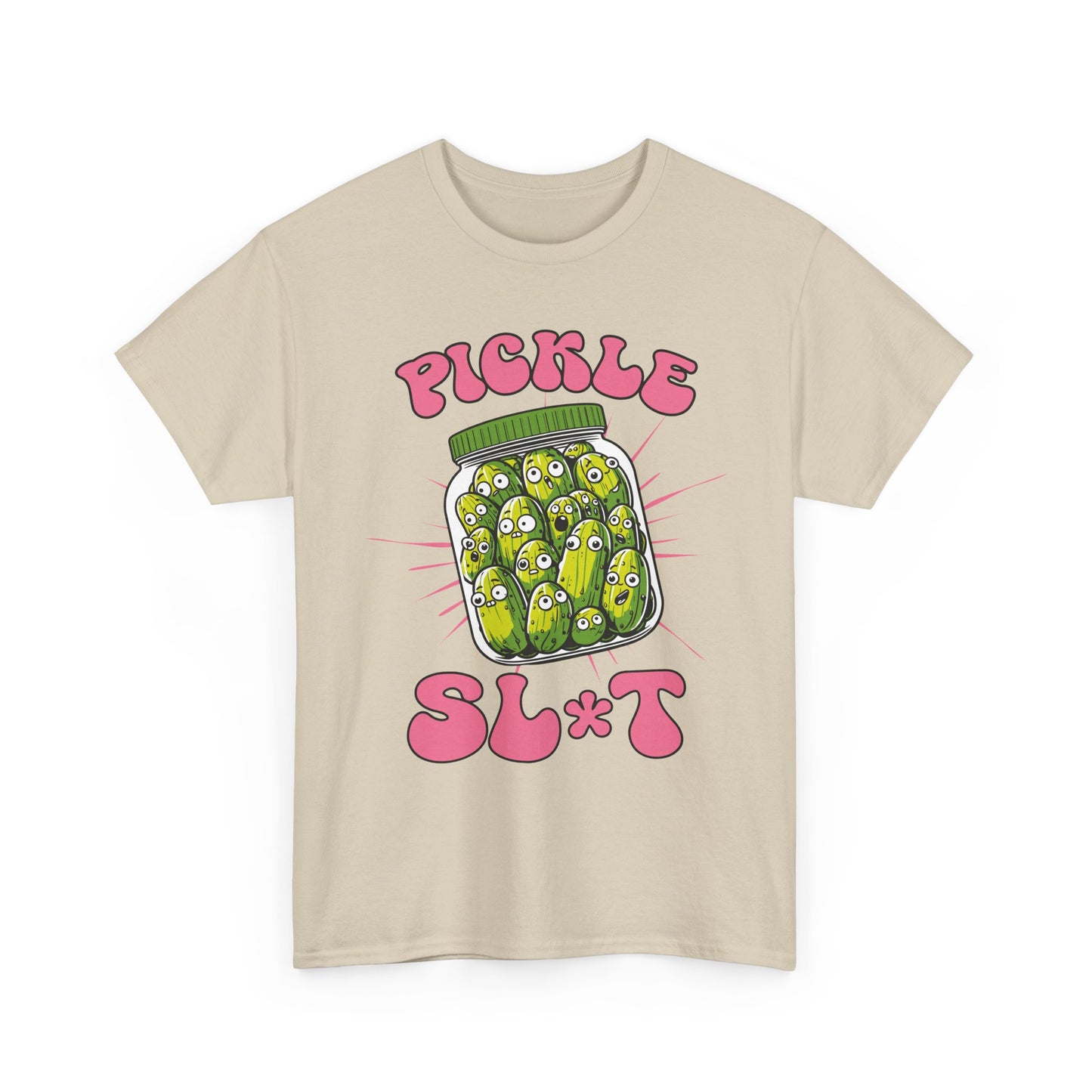 Pickle Lover Funny Shirt - Spicy Pickle Jar Graphic Tee for Women, Sarcastic Adult Humor Gift, Foodie Party T-Shirt