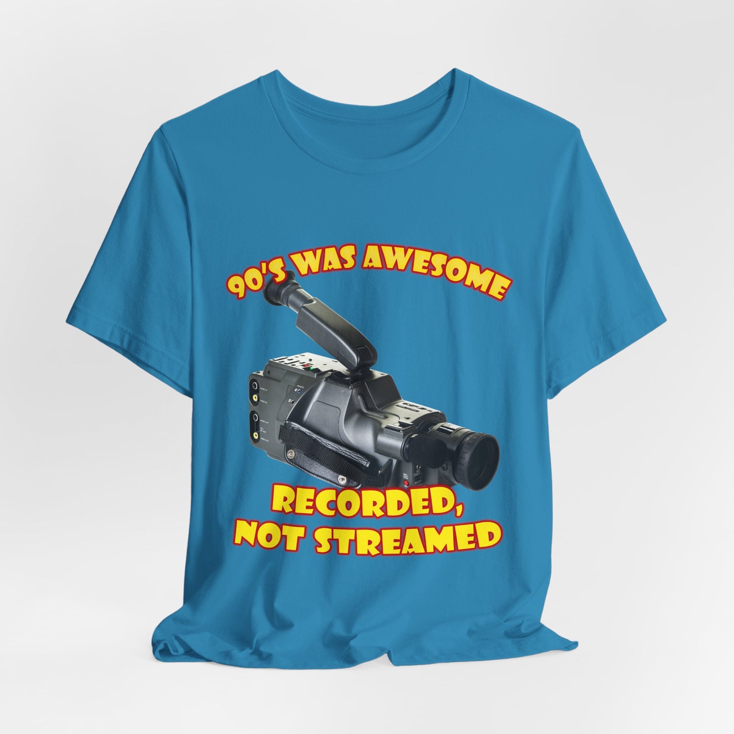 Aufgenommenes, nicht gestreamtes T-Shirt – 90er-Jahre-Camcorder-T-Shirt