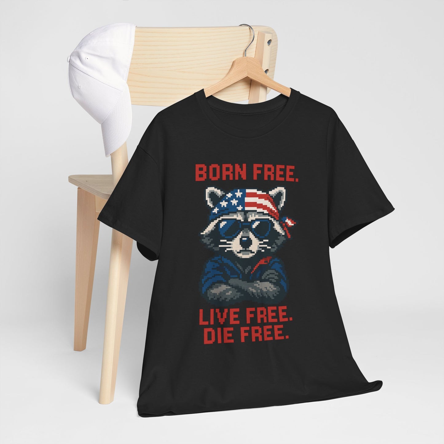 Born Live Die Free T-Shirt - Patriotic Liberty USA Pride Tee
