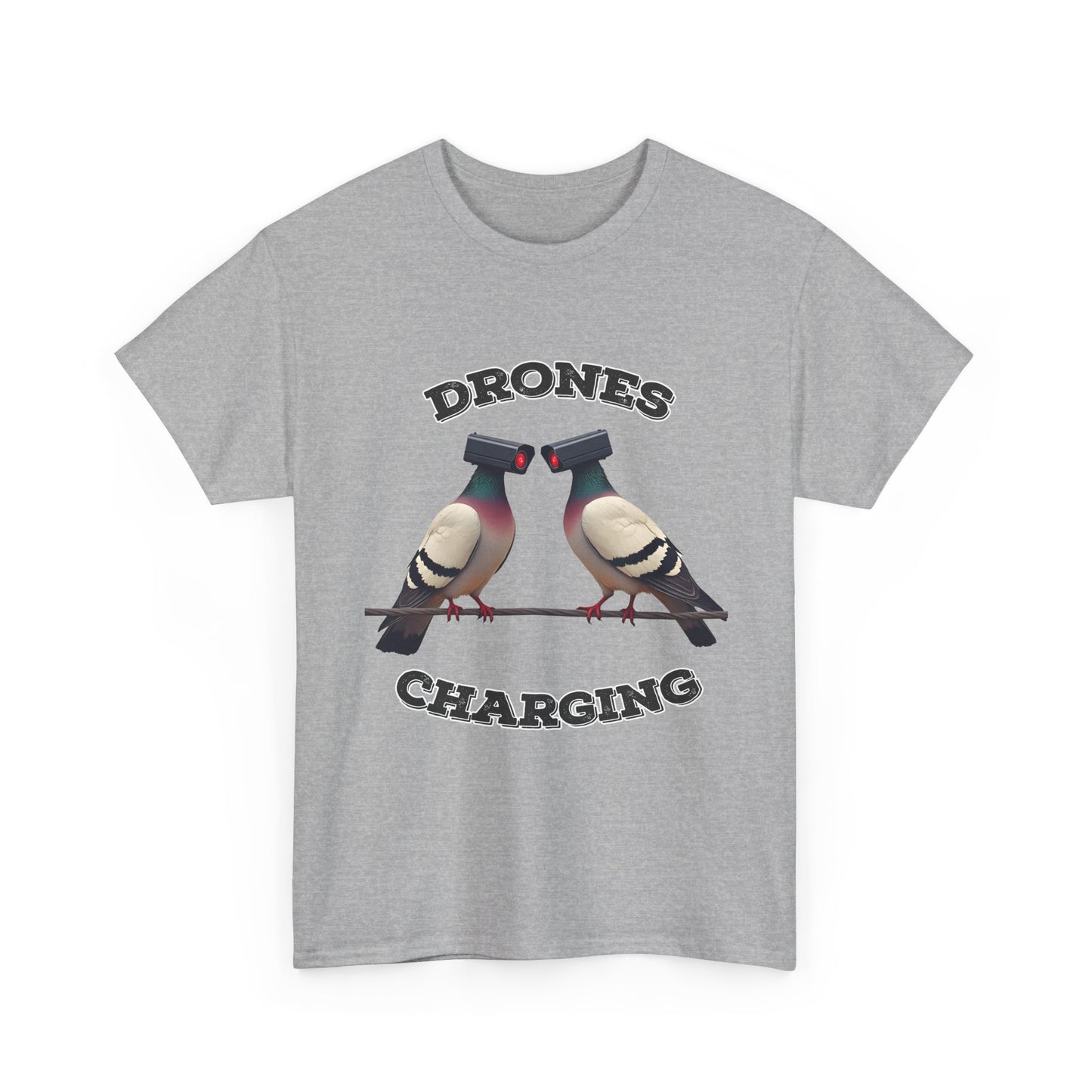 Drohnen laden Shirt - Lustiges Taubenkamera-Meme-T-Shirt