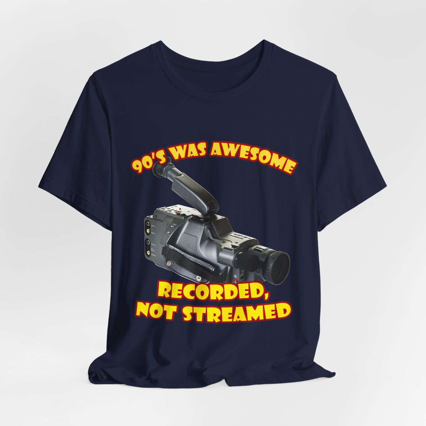 Aufgenommenes, nicht gestreamtes T-Shirt – 90er-Jahre-Camcorder-T-Shirt