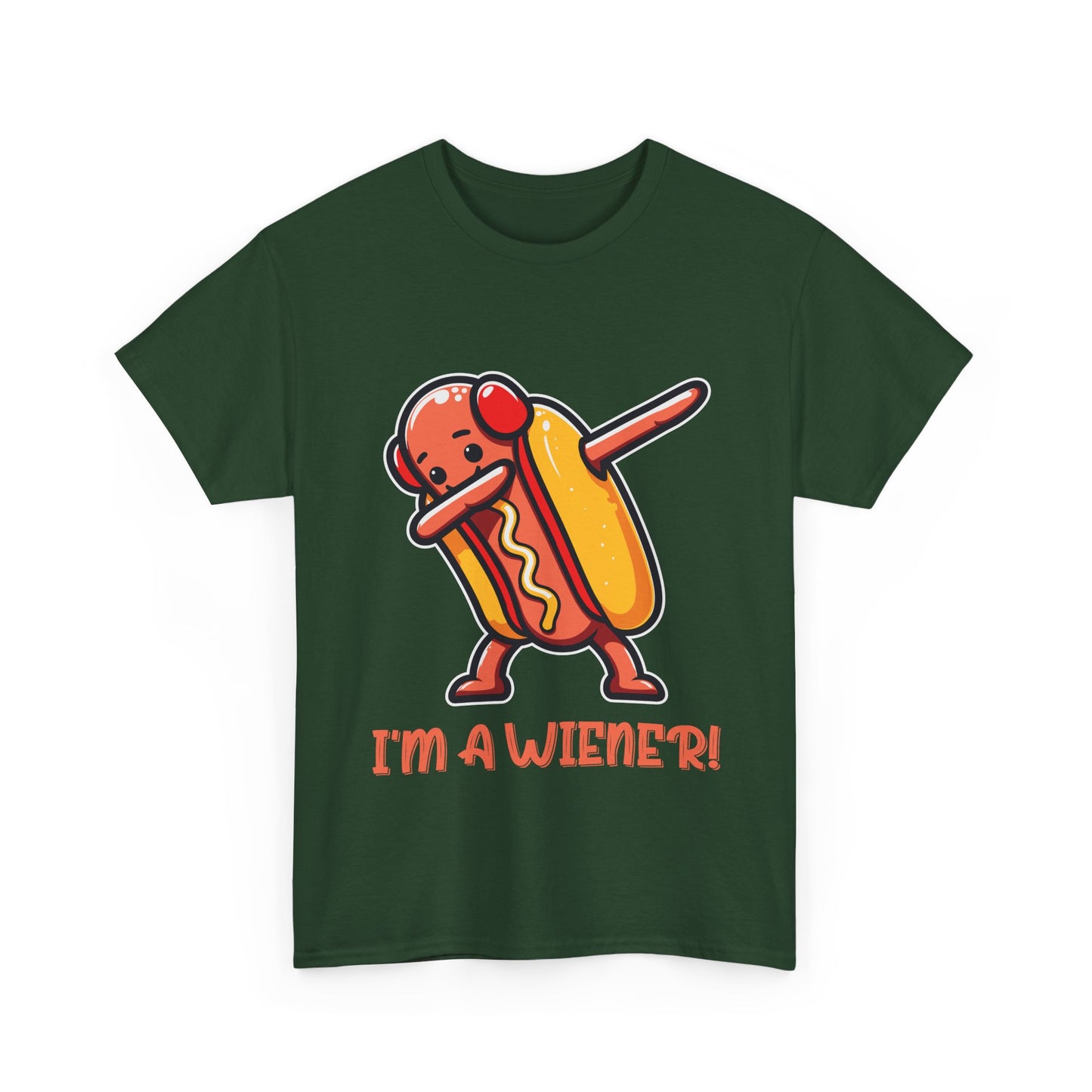 I'm a Wiener Hot Dog T-Shirt - Funny BBQ Pun Kawaii Tee