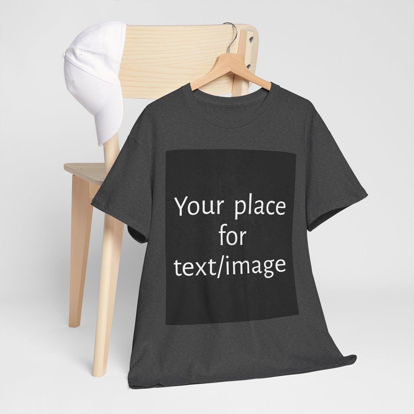 Machen Sie es zu Ihrem – Individuelles T-Shirt mit Vorder- und Rückseite | Personalisiertes T-Shirt für Fotos, Text oder Logos – Ihre Kunst, Ihr T-Shirt