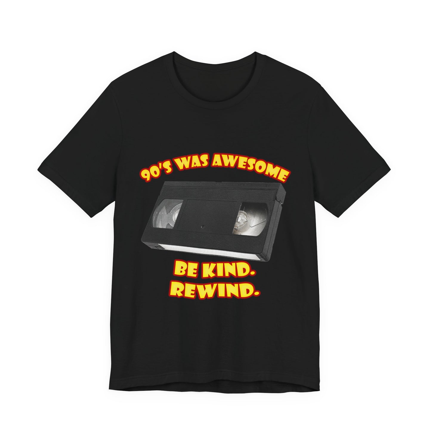 Be Kind Rewind T-Shirt - Retro VHS 90s Tee