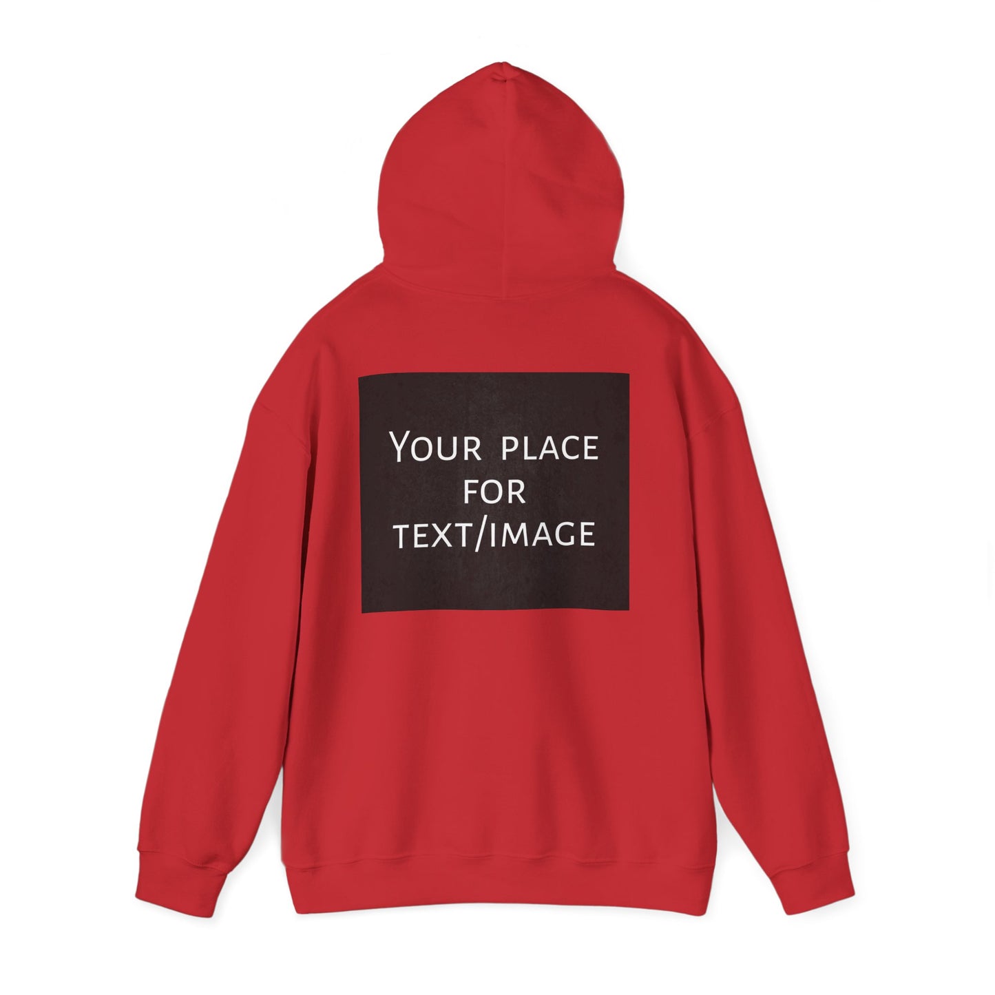 Bluza z kapturem z nadrukiem z przodu i/lub z tyłu – spersonalizowana bluza z tekstem lub obrazem, wyjątkowy prezent, spersonalizowana bluza unisex z kapturem na imprezy, logo i nie tylko