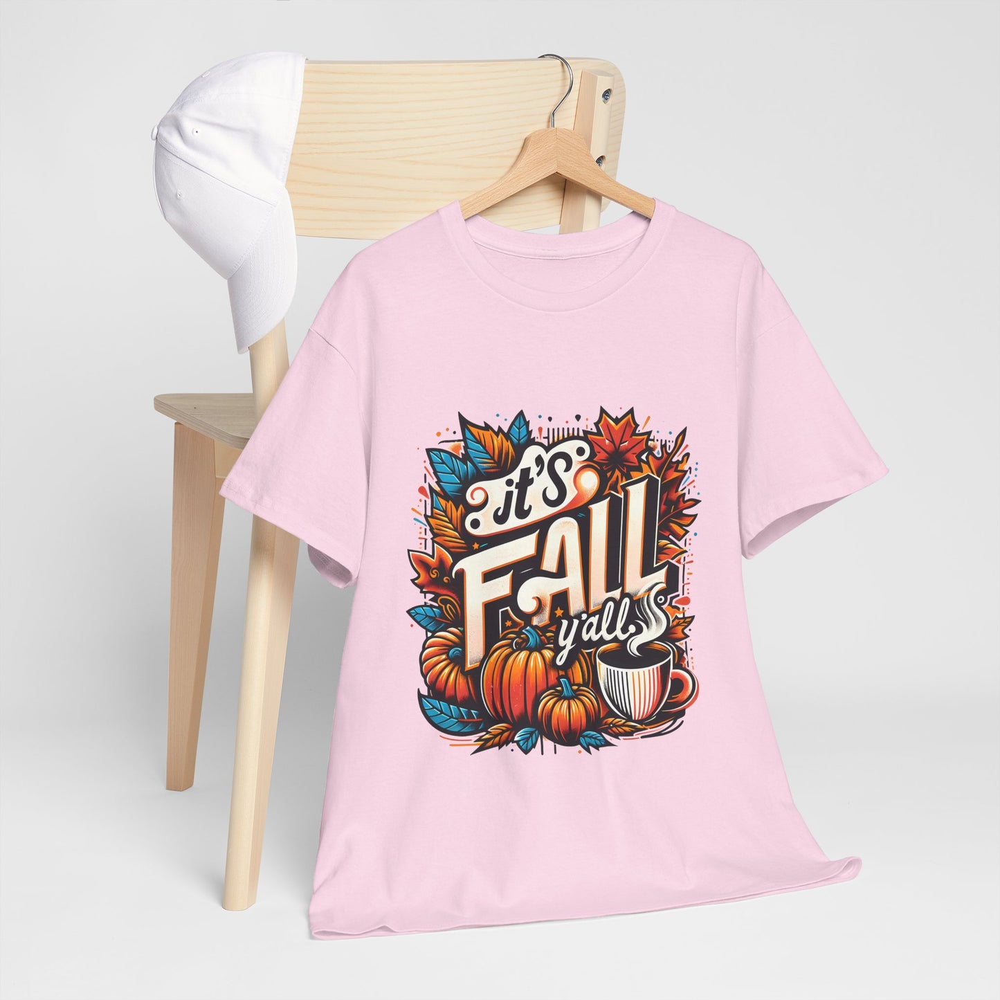 It’s Fall Y’all T-Shirt - Pumpkin Spice Autumn Coffee Lover Tee