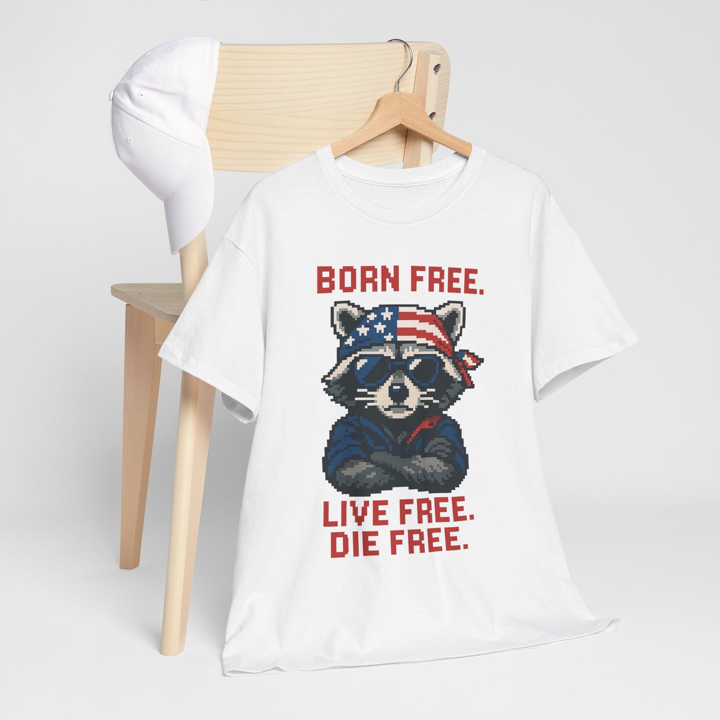 Born Live Die Free T-Shirt - Patriotic Liberty USA Pride Tee