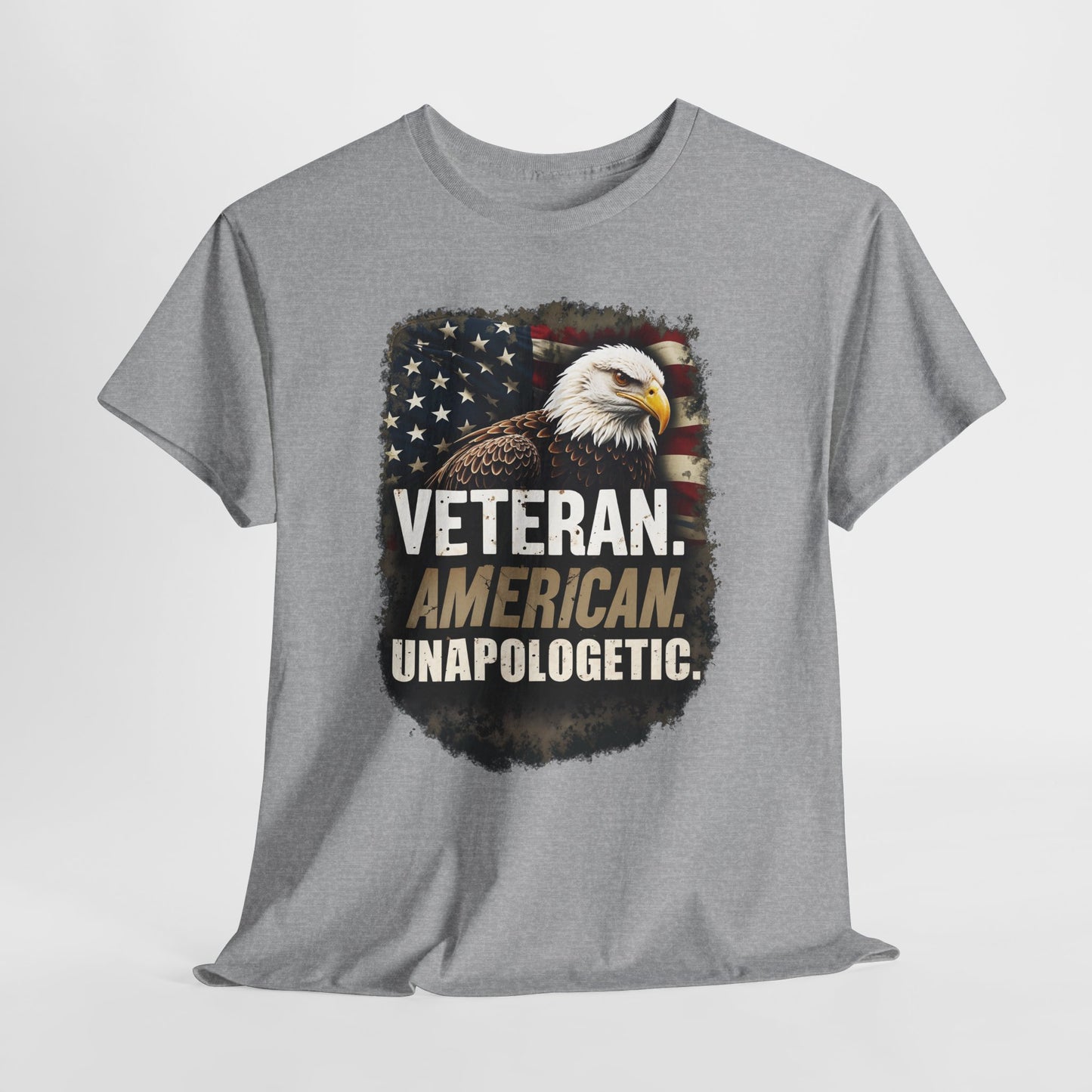 American Bold Veteran T-Shirt - Patriotic Military USA Pride Tee