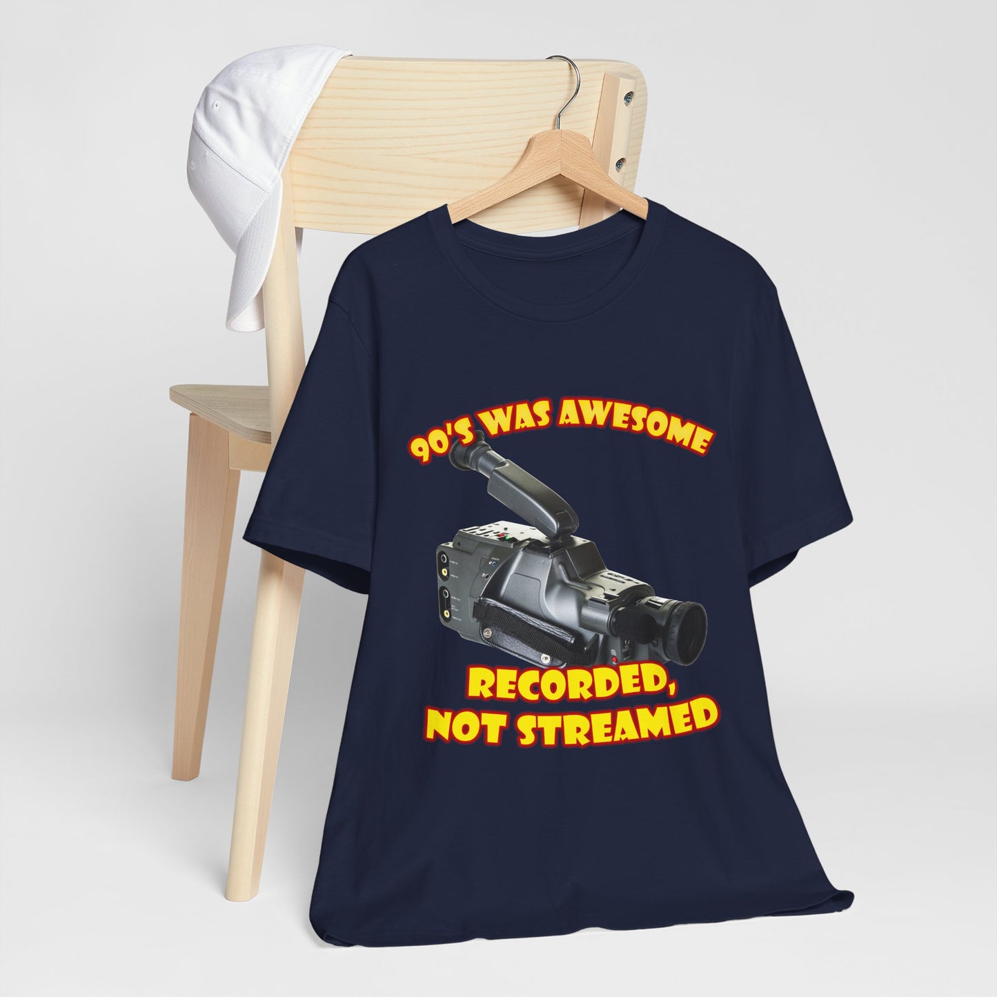 Aufgenommenes, nicht gestreamtes T-Shirt – 90er-Jahre-Camcorder-T-Shirt