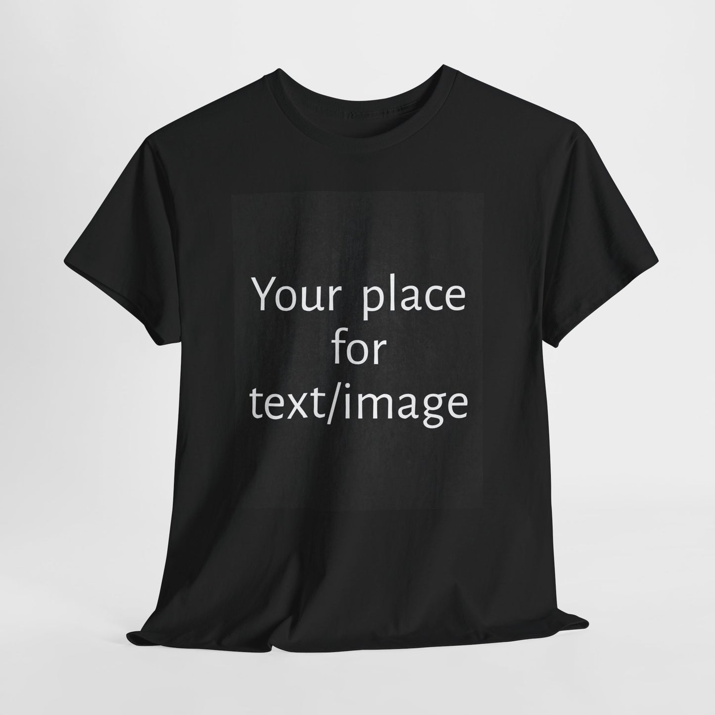 Machen Sie es zu Ihrem – Individuelles T-Shirt mit Vorder- und Rückseite | Personalisiertes T-Shirt für Fotos, Text oder Logos – Ihre Kunst, Ihr T-Shirt