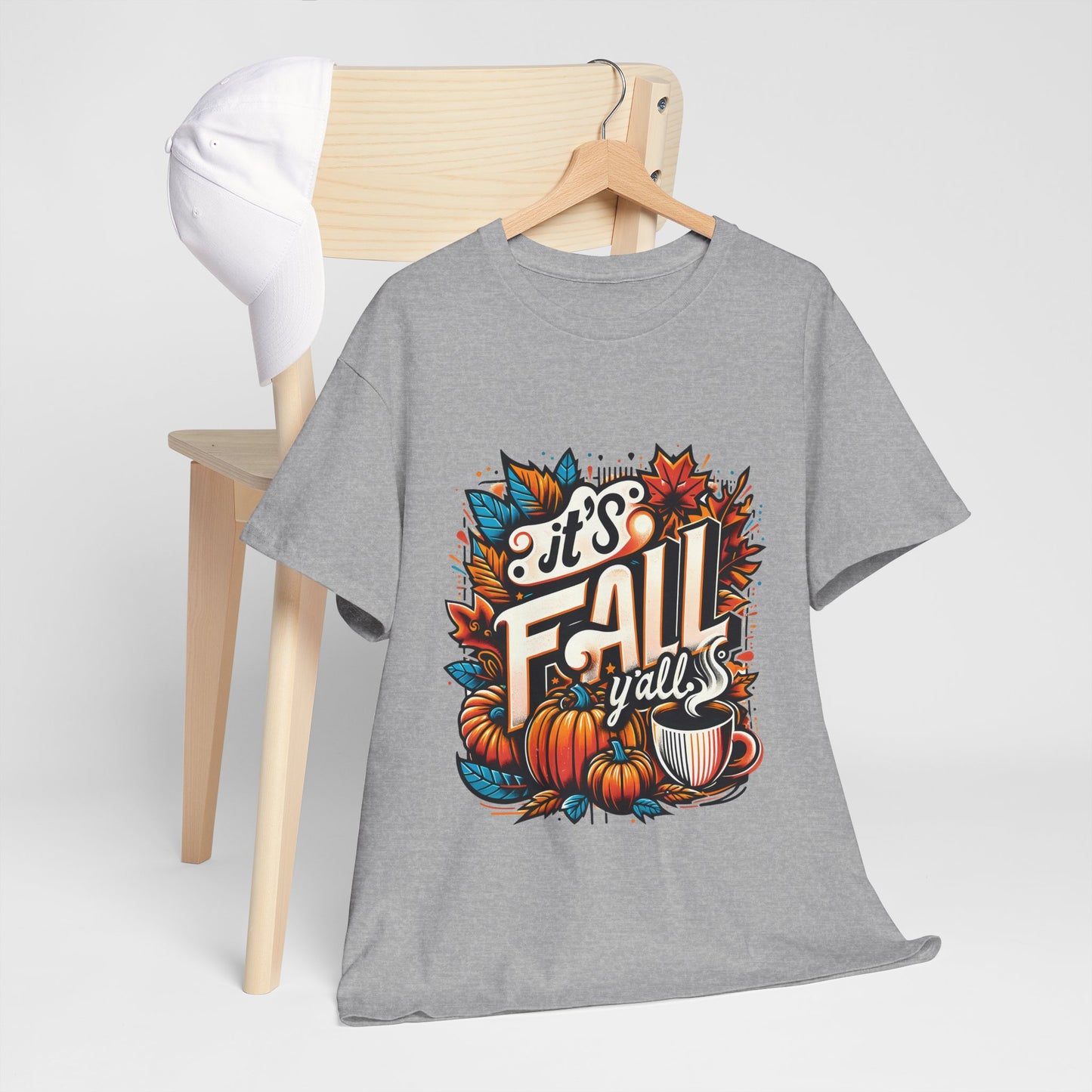 It’s Fall Y’all T-Shirt - Pumpkin Spice Autumn Coffee Lover Tee