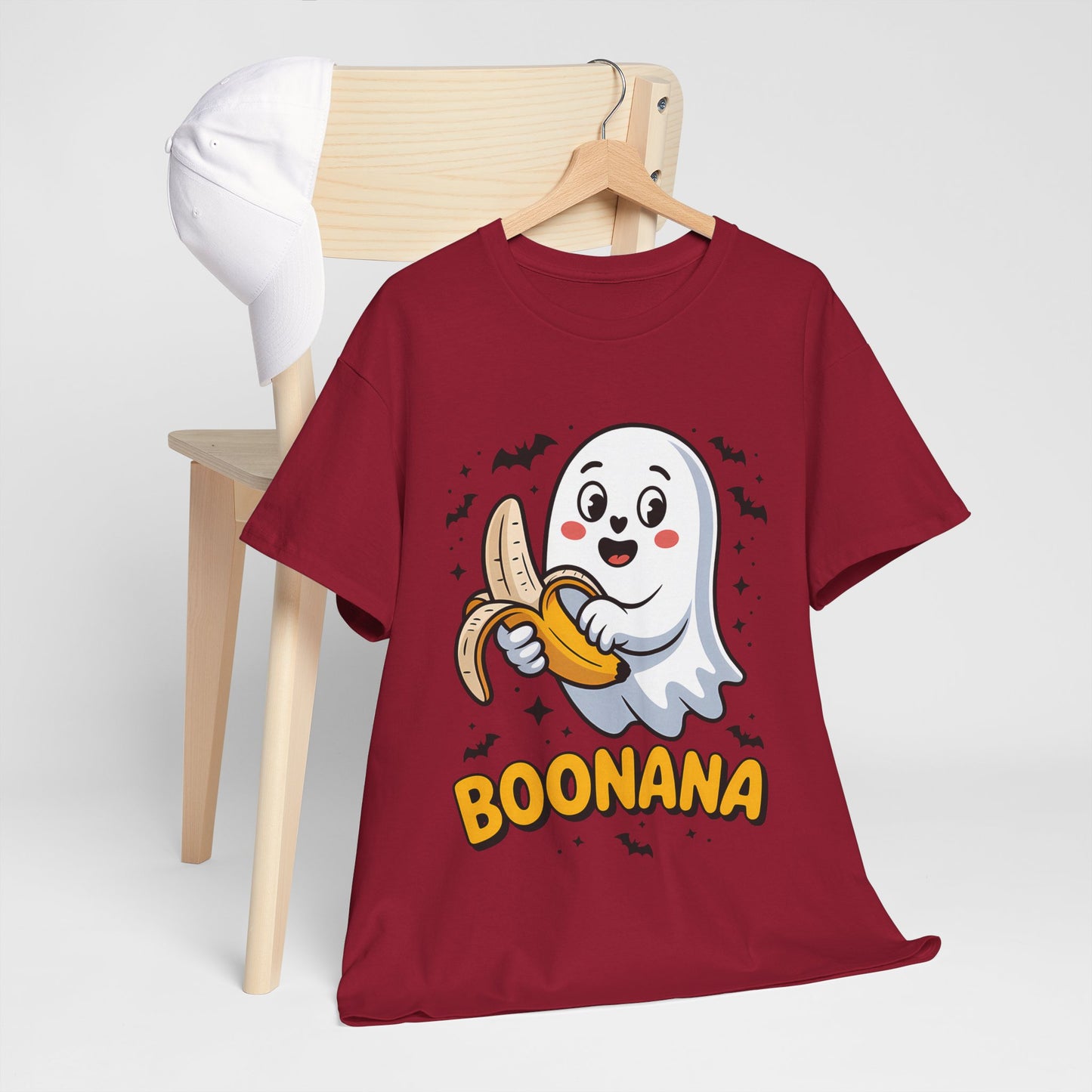 Boonana Ghost T-Shirt - Cute Halloween Banana Pun Tee