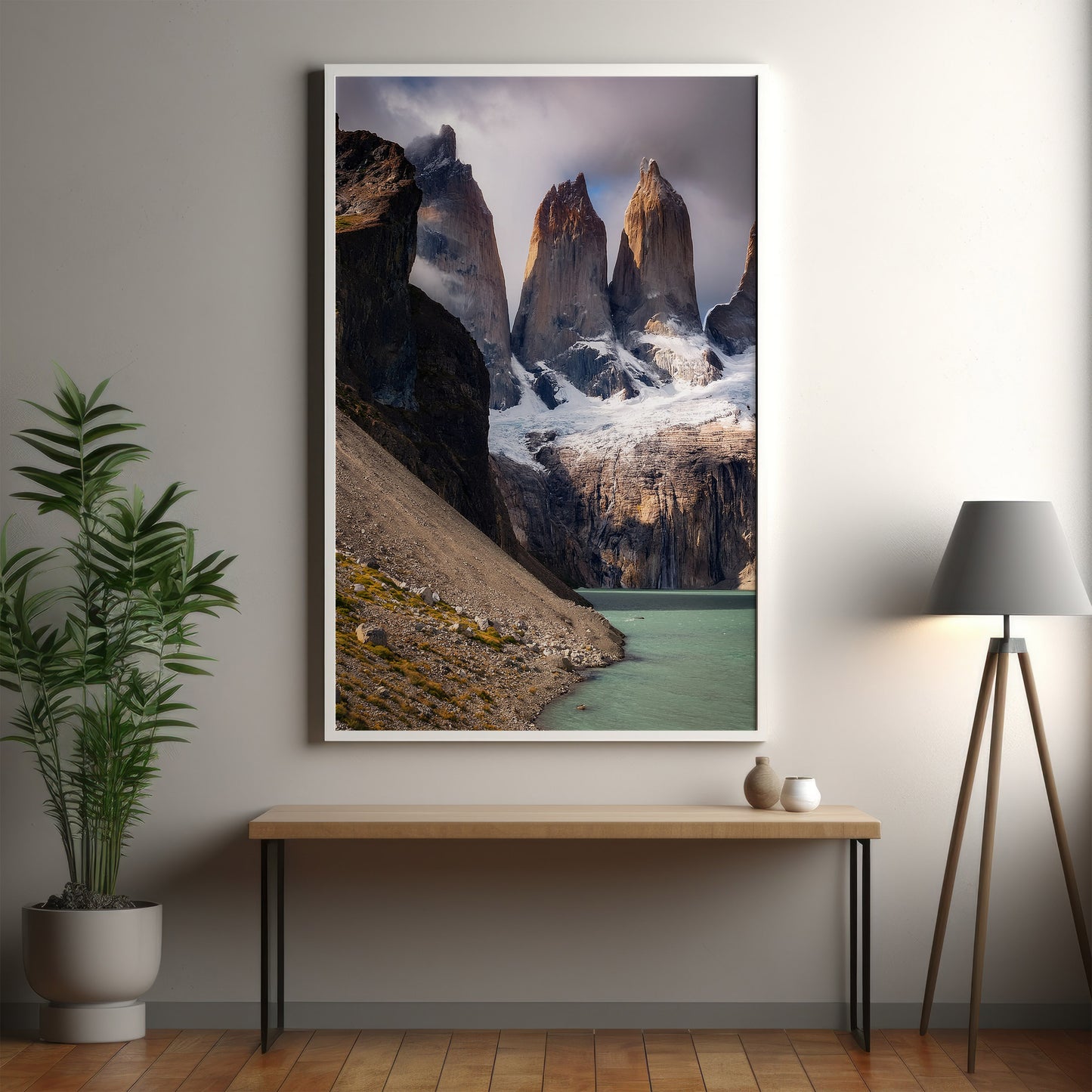 Torres del Paine Wall Art Set - Granite Spires & Glacier
