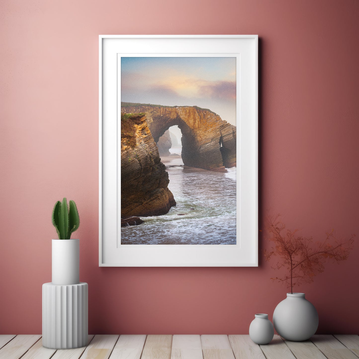 Cathedrals Beach Wall Art Set - Galicia Rock Arch Prints