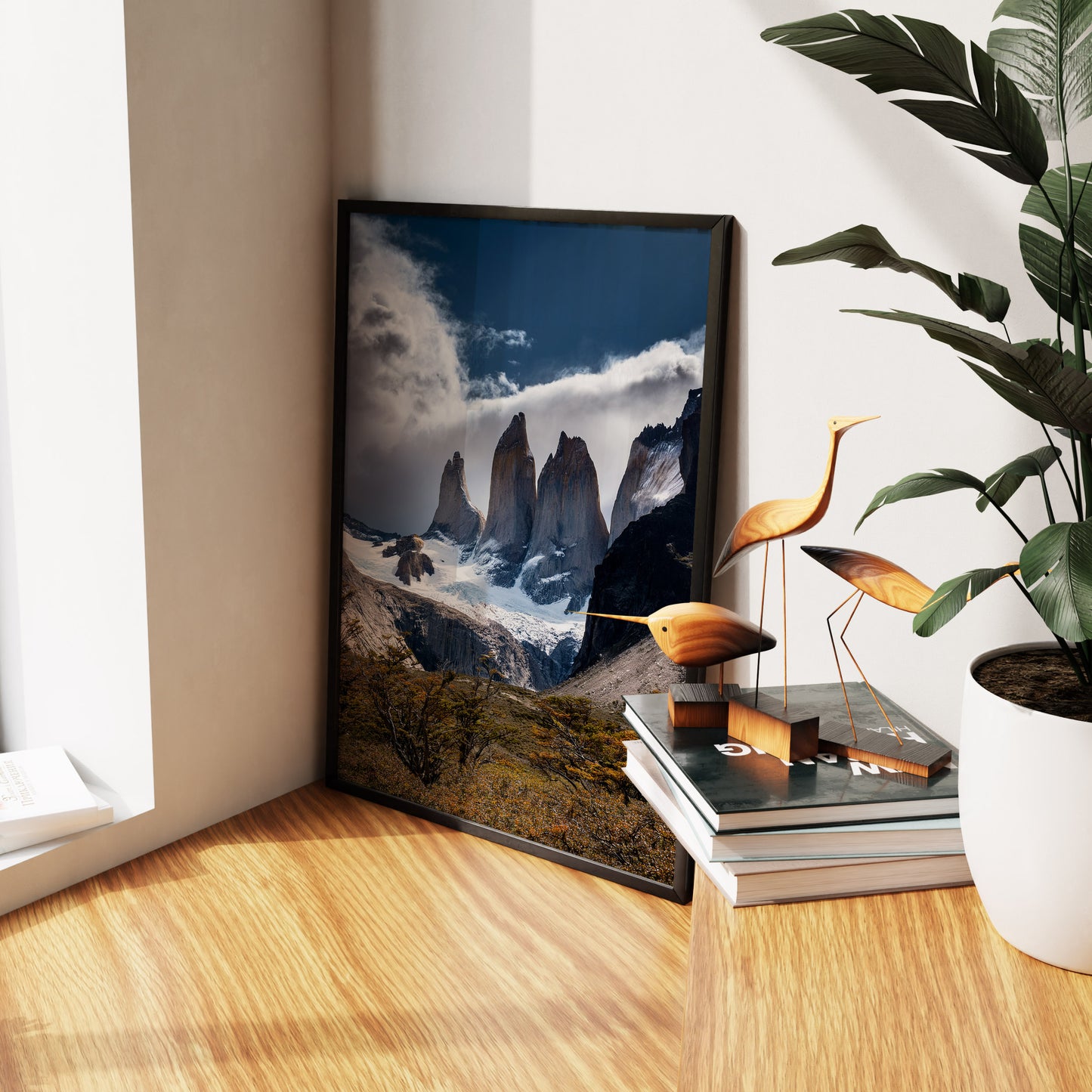 Torres del Paine Wall Art Set - Granite Spires & Glacier