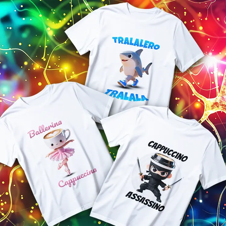 Italiano Brain Rot collection – absurd cute characters and funny nonsense fantasy creatures