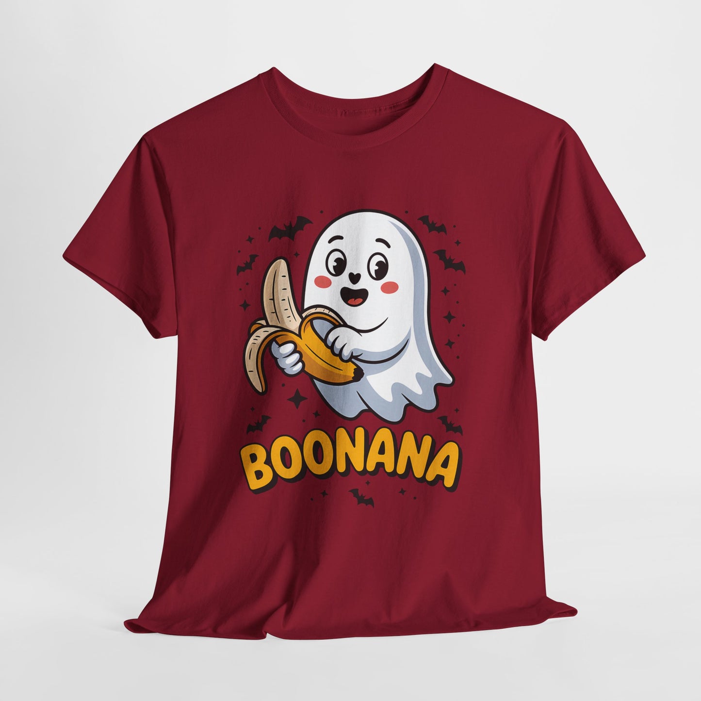 Boonana Ghost T-Shirt - Cute Halloween Banana Pun Tee