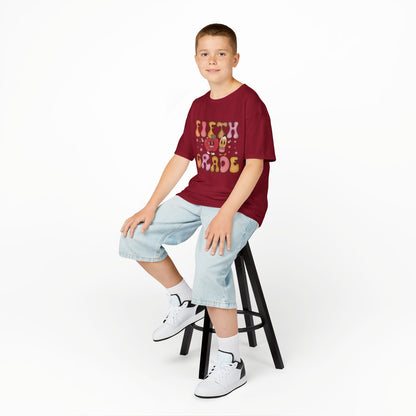 Fifth Grade Bubble Letters T-Shirt | Cute Retro Back to School Tee