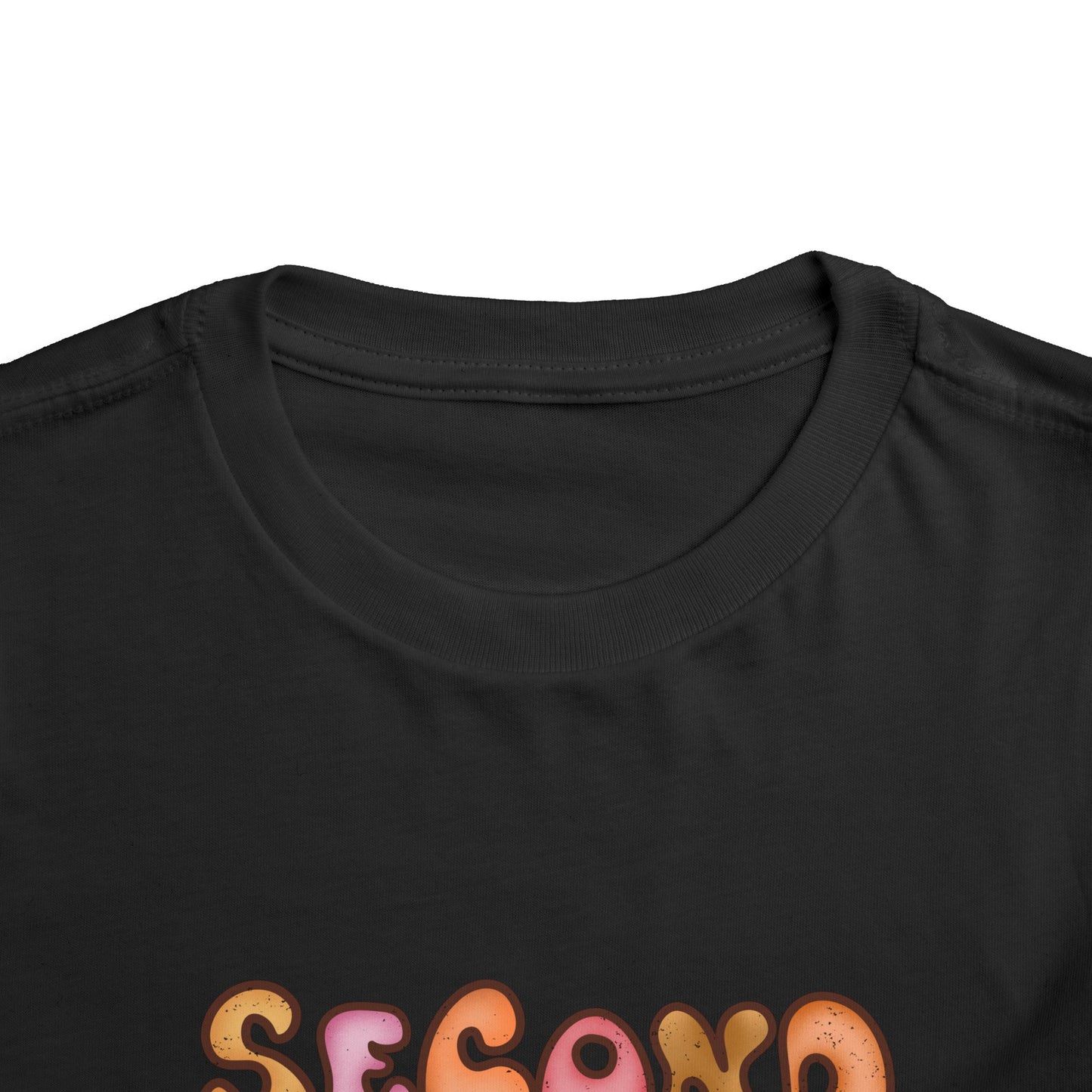Second Grade Bubble Letters T-Shirt | Cute Retro Kawaii Back to School Kids Tee