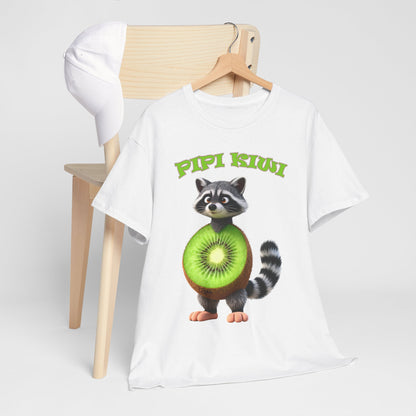Pipi Kiwi Shirt – Funny Raccoon Fruit Mashup Tee