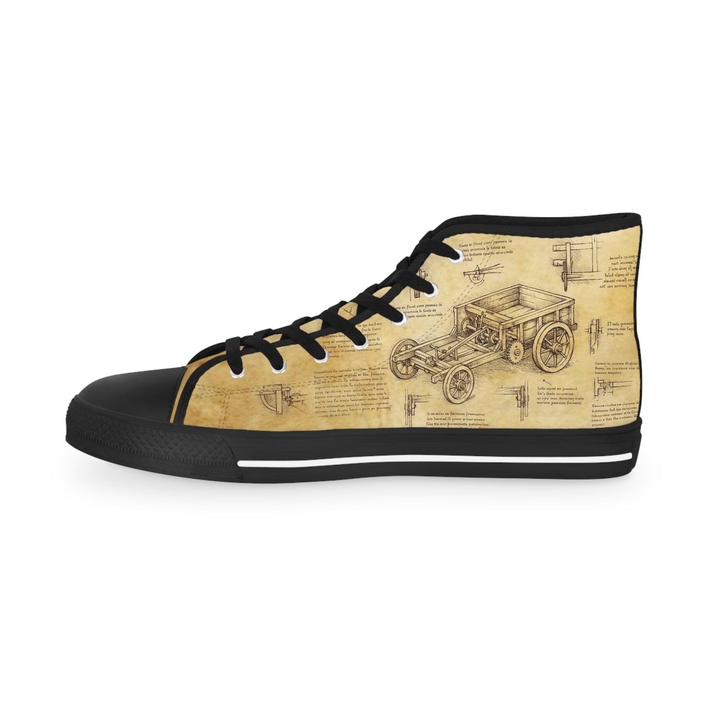 Da Vinci Herren-Sneaker – Vintage-Geschenk aus der Kunstgeschichte