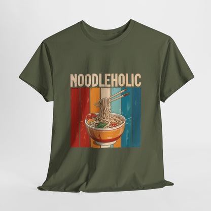 Noodleholic Shirt - Retro Ramen Bowl Tee