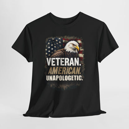 American Bold Veteran T-Shirt - Patriotic Military USA Pride Tee