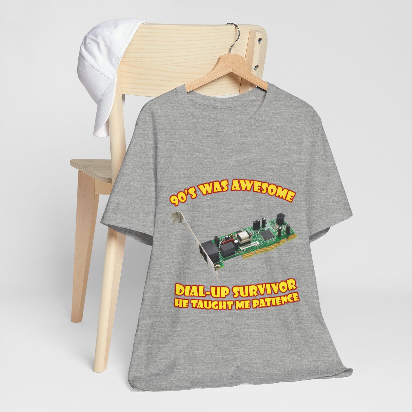 Koszulka Dial-Up Survivor - Nauczył mnie cierpliwości Modem