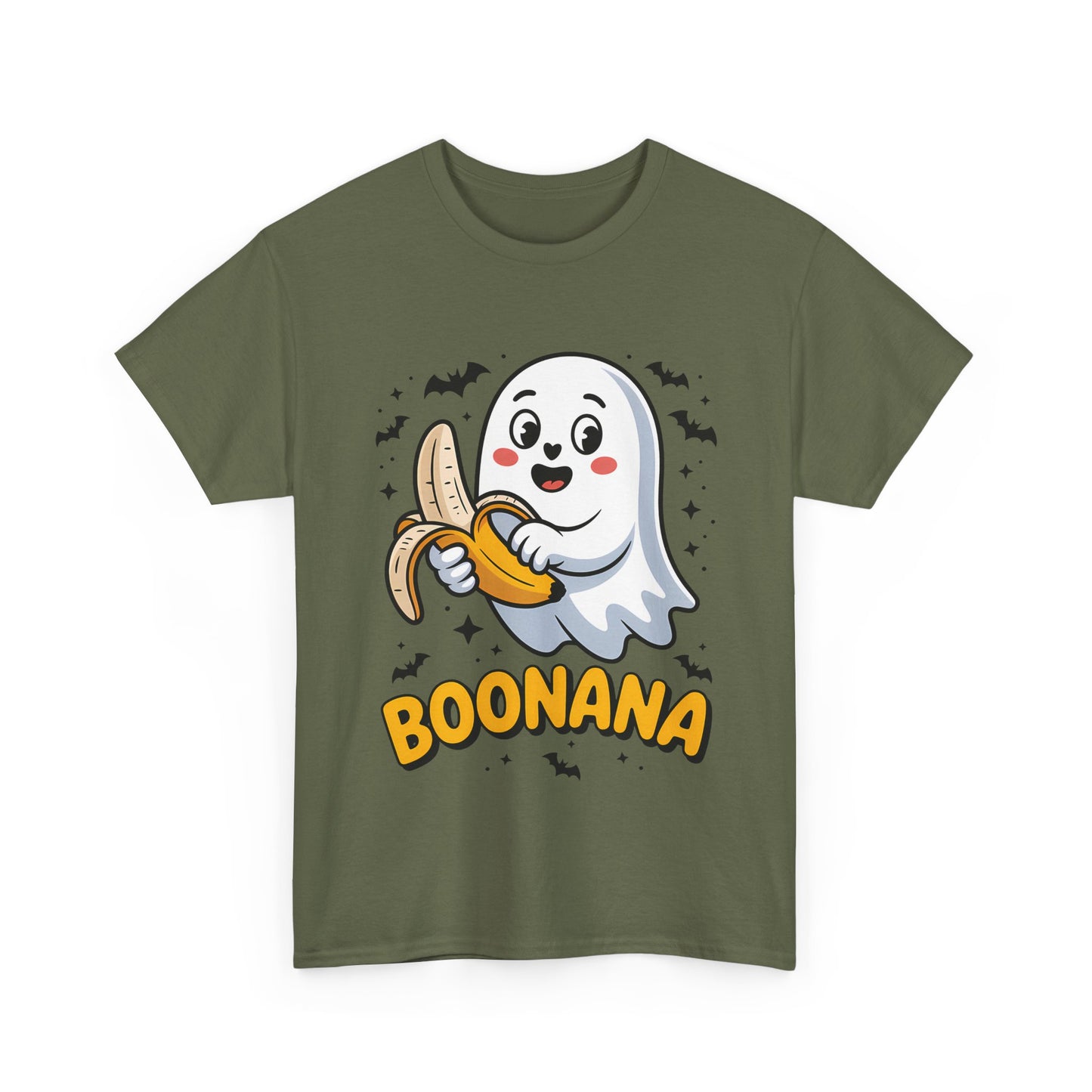 Boonana Ghost T-Shirt - Cute Halloween Banana Pun Tee