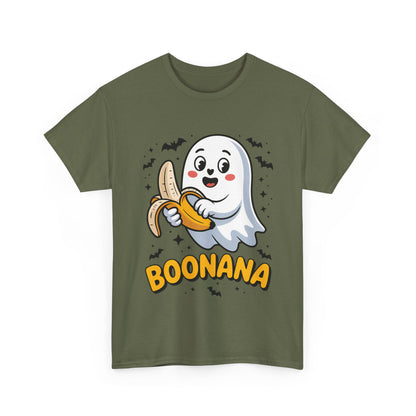 Boonana Ghost T-Shirt - Cute Halloween Banana Pun Tee