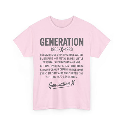 Generation X T-Shirt - 1965-1980 Hose Water Survivor
