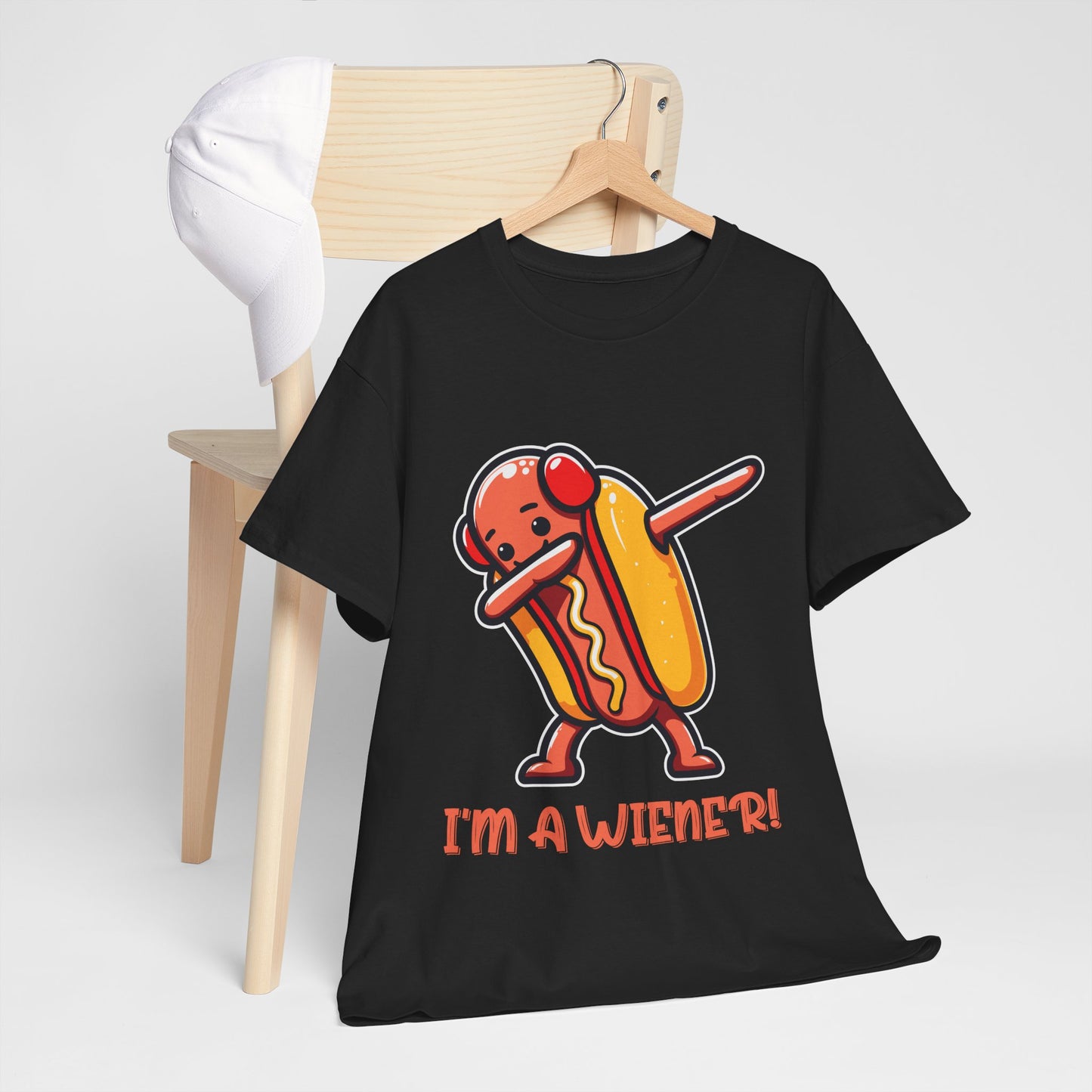I'm a Wiener Hot Dog T-Shirt - Funny BBQ Pun Kawaii Tee