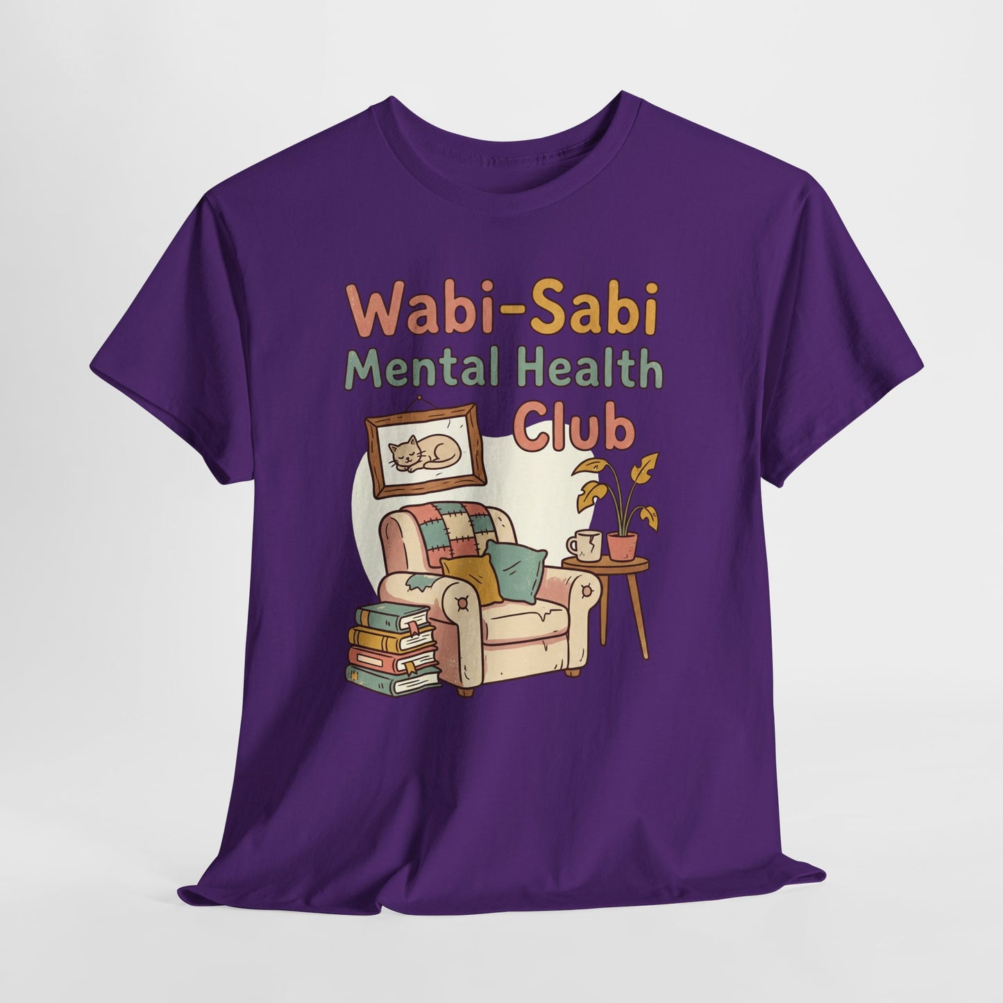Wabi-Sabi Mental Health Club Shirt – Cozy Self-Care Aesthetic Tee