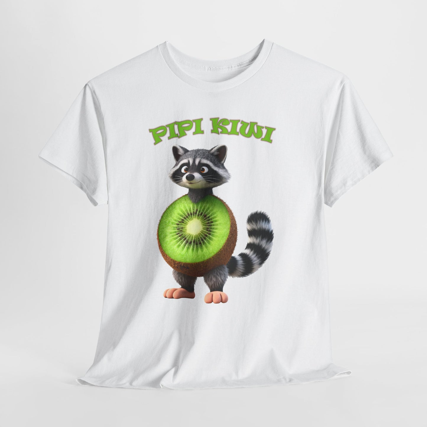 Pipi Kiwi Shirt – Funny Raccoon Fruit Mashup Tee