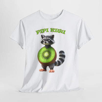 Pipi Kiwi Shirt – Funny Raccoon Fruit Mashup Tee