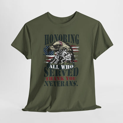 Thank You Veterans T-Shirt - Eagle, Flag & Iwo Jima Tribute Tee