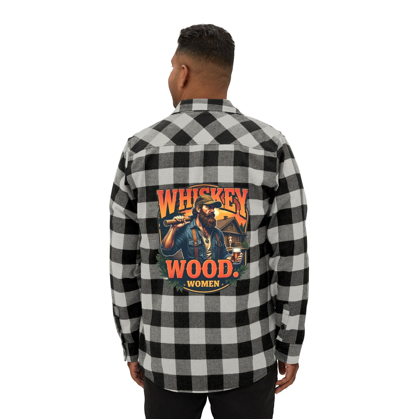 Whiskey. Wood. Women. - Vintage Redneck Country Shirt for Lumberjack Lovers & Whiskey Drinkers