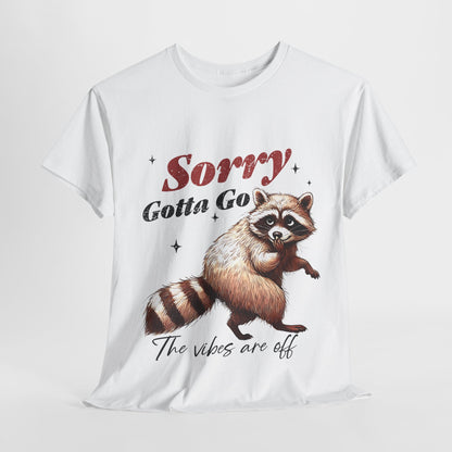 Sorry Raccoon T-Shirt - Cute Awkward Apology Tee