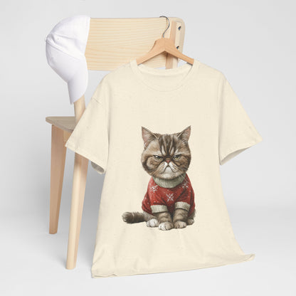 Grumpy Christmas Cat T-Shirt