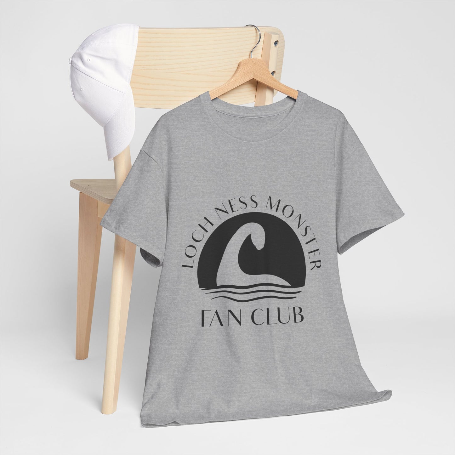 Loch Ness Monster T-Shirt - Minimal Nessie Line Art Scotland Tee