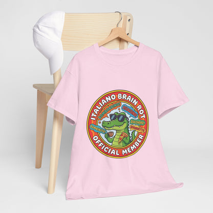 Italiano Brain Rot Shirt – Bombardino Crocodile Meme Tee, Absurd Humour T-Shirt