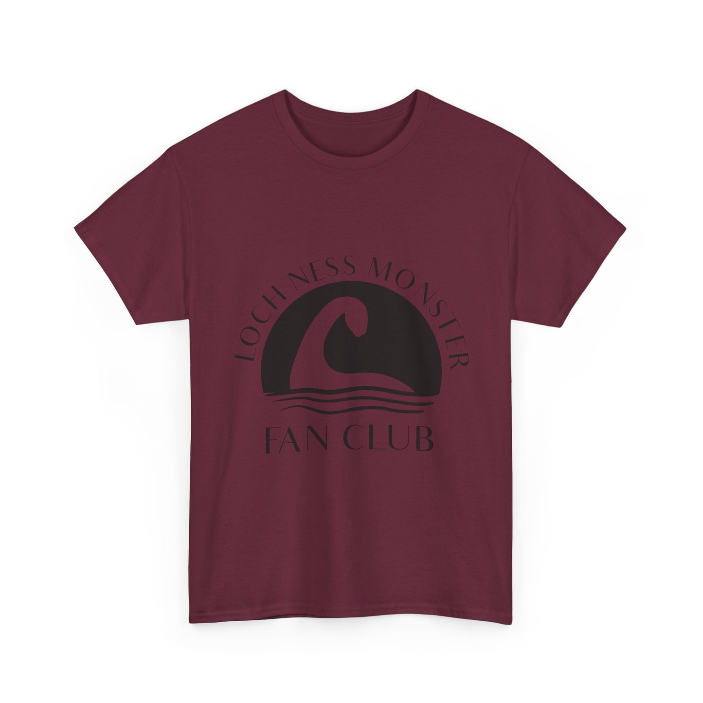 Loch Ness Monster T-Shirt - Minimal Nessie Line Art Scotland Tee