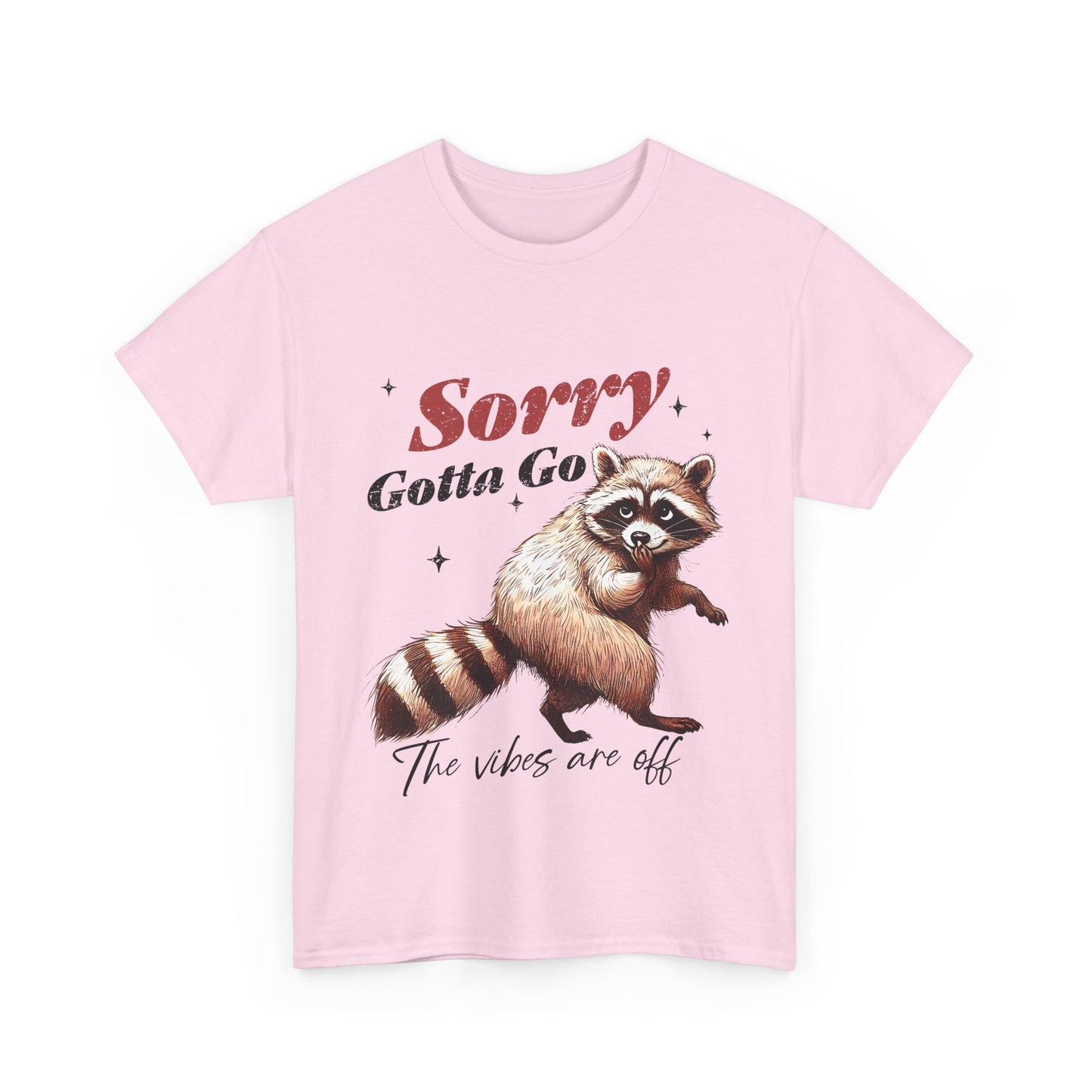 Sorry Raccoon T-Shirt - Cute Awkward Apology Tee