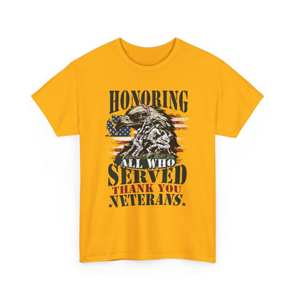 Thank You Veterans T-Shirt - Eagle, Flag & Iwo Jima Tribute Tee