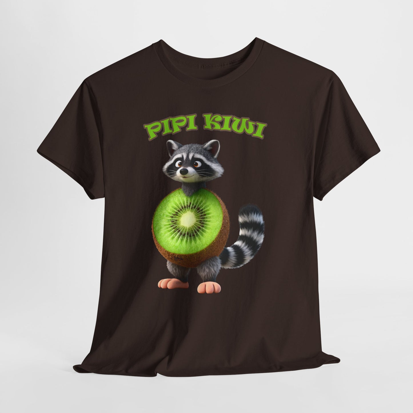 Pipi Kiwi Shirt – Funny Raccoon Fruit Mashup Tee