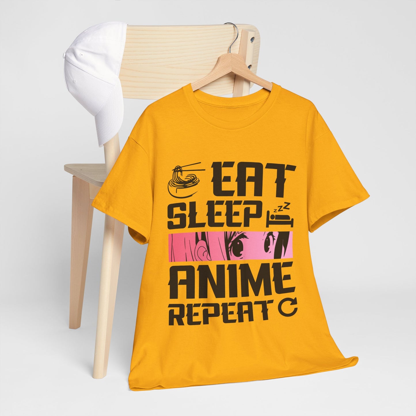 Eat Sleep Anime Repeat Shirt - Otaku Routine Tee