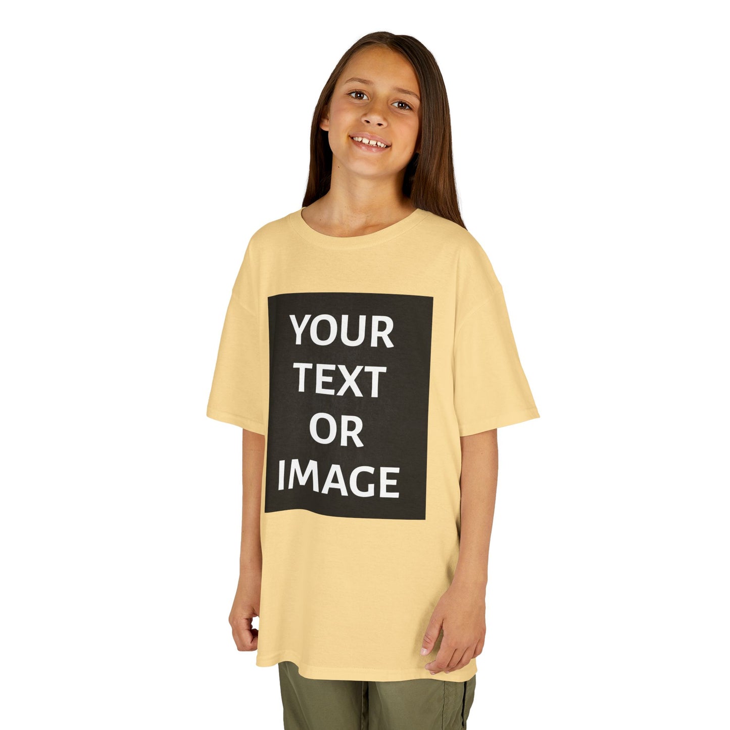 Kids Customizable Tee - Personalized Your Text or Image Shirt