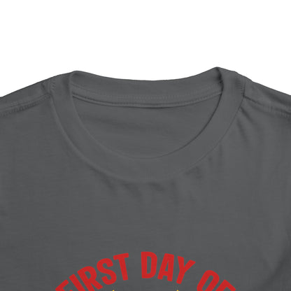 First Day of First Grade Shirt - Funny Toddler Back to School Tee, Pray for My Teacher T-Shirt, 1st Grade Humor Gift